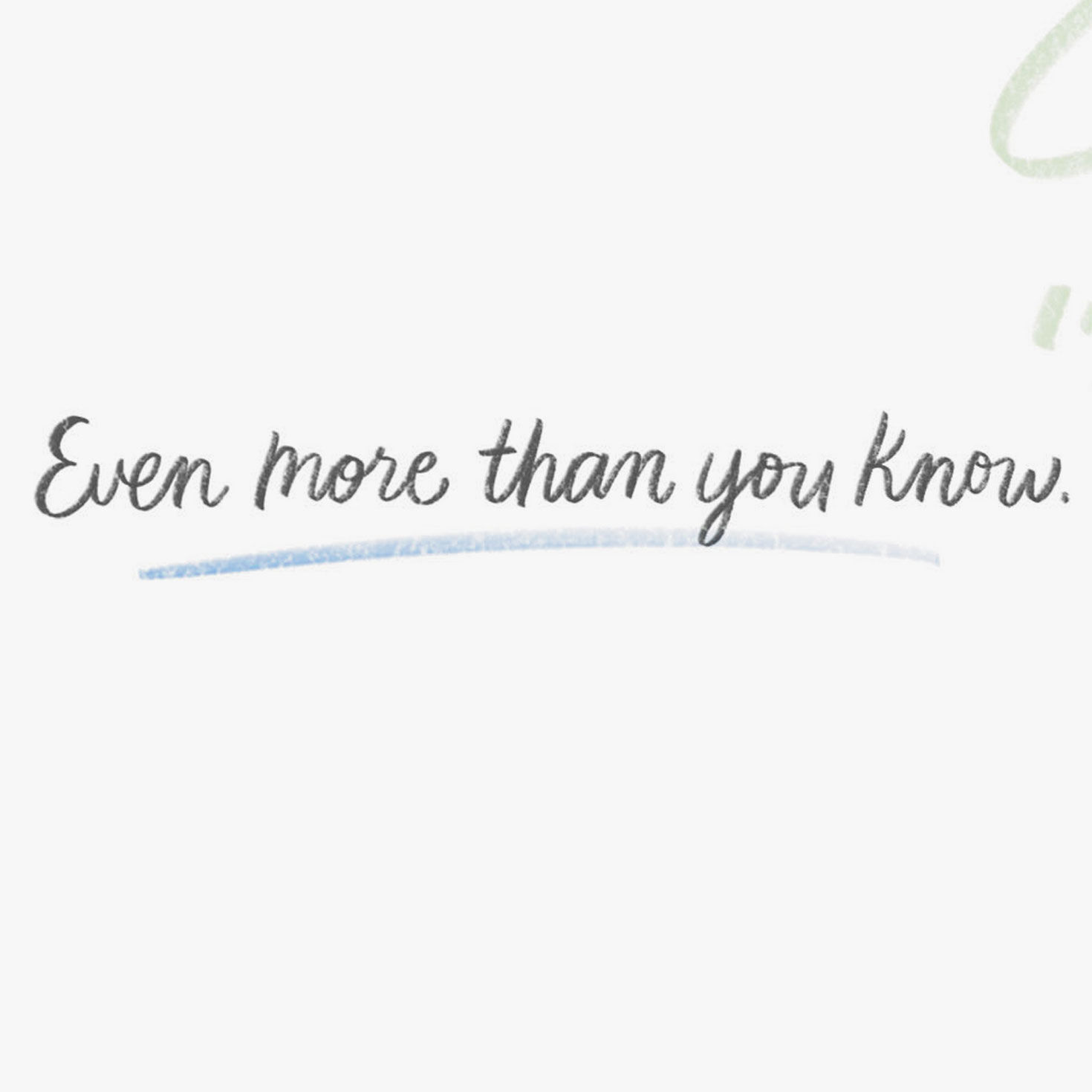 Blue Circle and Doodles Encouragement Card Sentiment image number 2