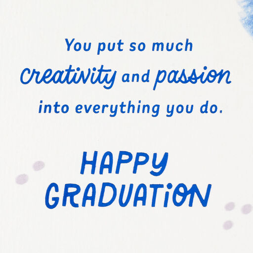 Your Creativity and Passion Graduation Card for Niece, 