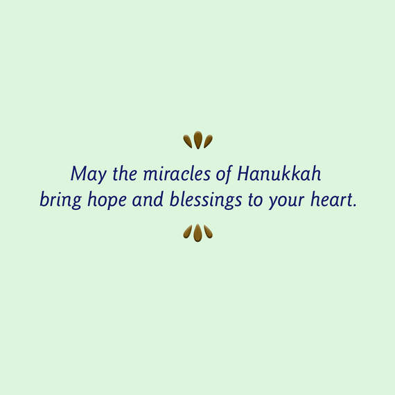 Hope and Blessings to Your Heart Hanukkah Card, , large image number 2