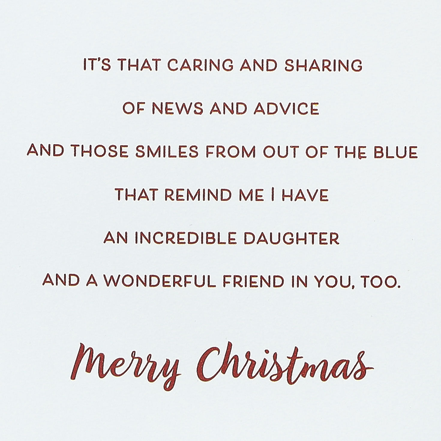 I Love How Close We Are Christmas Card for Daughter, , large image number 3