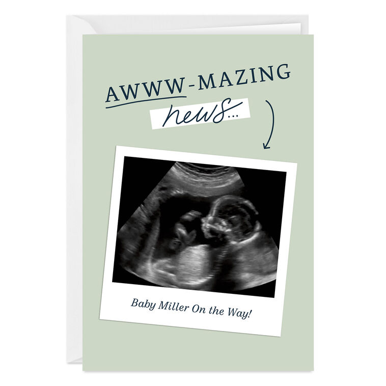 Aw-Mazing News Custom Congratulations Card
