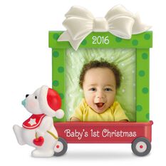 christmas hallmark beary cute baby ornament holder keepsake ornaments survive holidays mom
