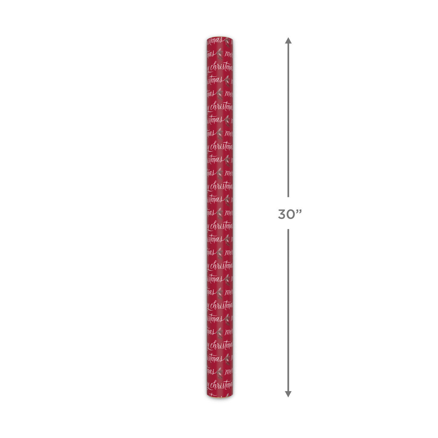 Cinnamon-Scented Merry Christmas on Red Gift Wrap Measurement image number 5