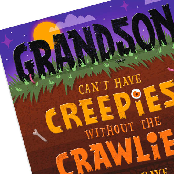 Creepies and Crawlies Halloween Card for Grandson, , large image number 4
