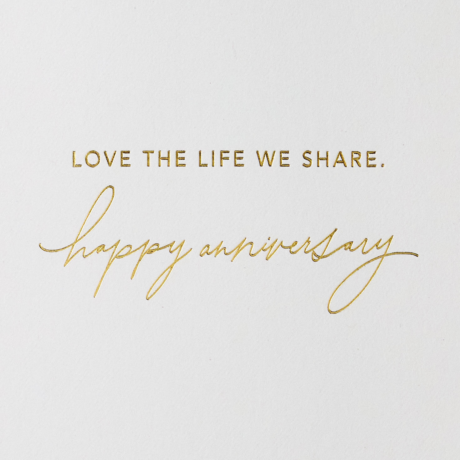 Iridescent Hearts Anniversary Card sentiment image number 2