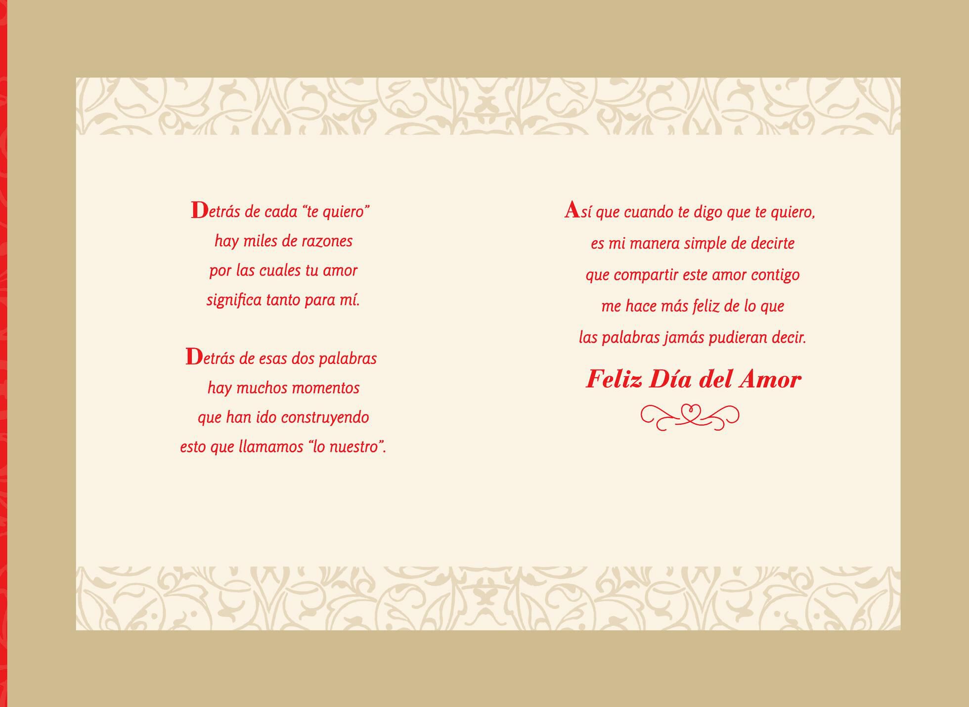 Happy Love Day Spanish-Language Valentine's Day Card