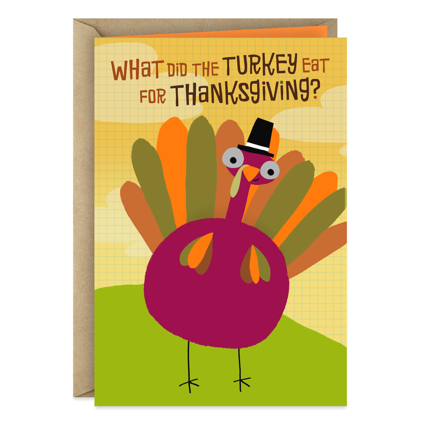 Happy Stuffed-Turkey Day Funny Thanksgiving Card