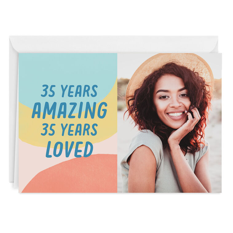 Personalized Celebrating You Birthday Photo Card
