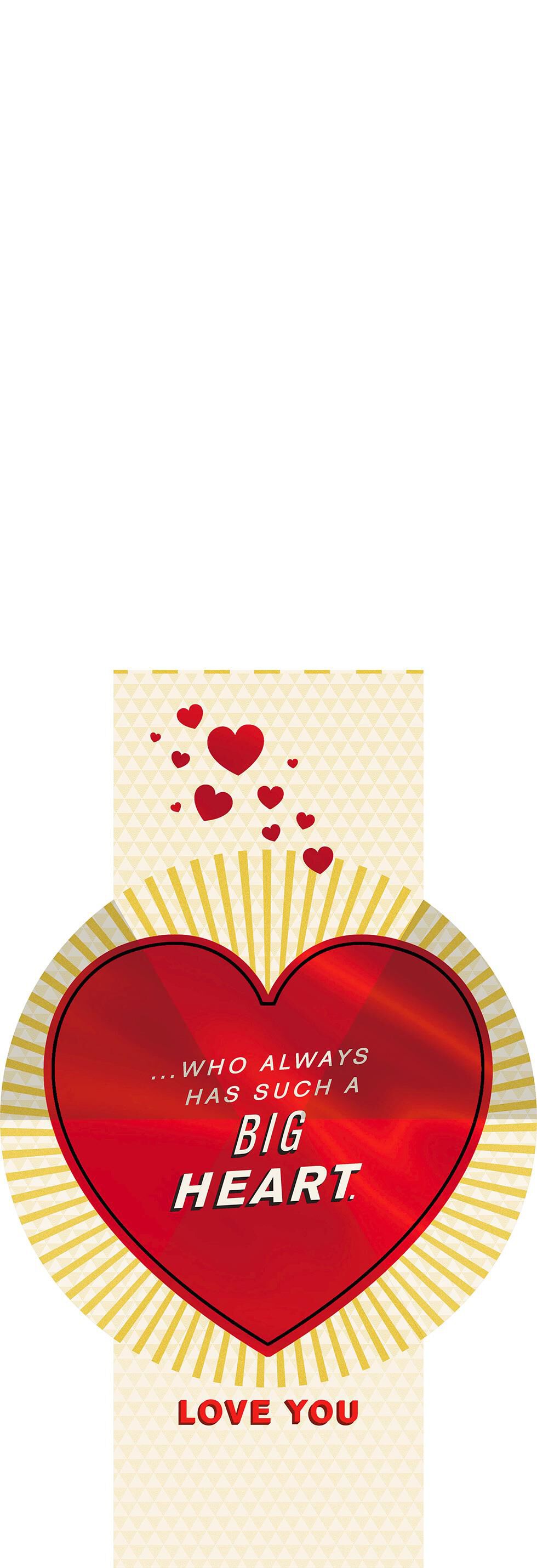 Big Heart Day Card for Son