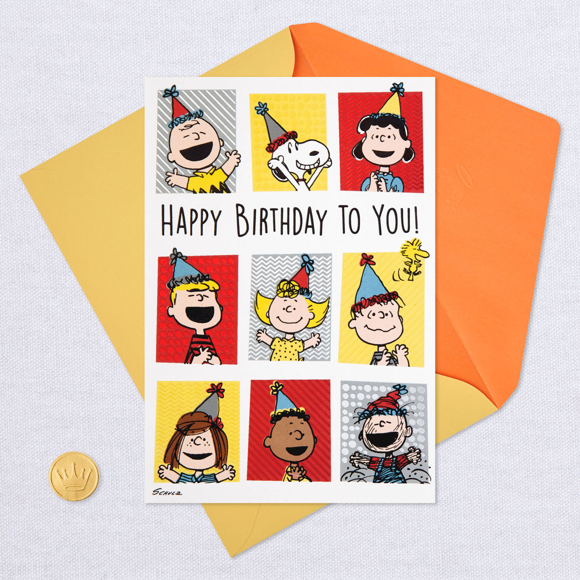 Peanuts® Gang All for You Birthday Card - Greeting Cards - Hallmark