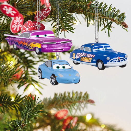Mini Disney/Pixar Cars Radiator Springs Pals Ornaments, Set of 3, 