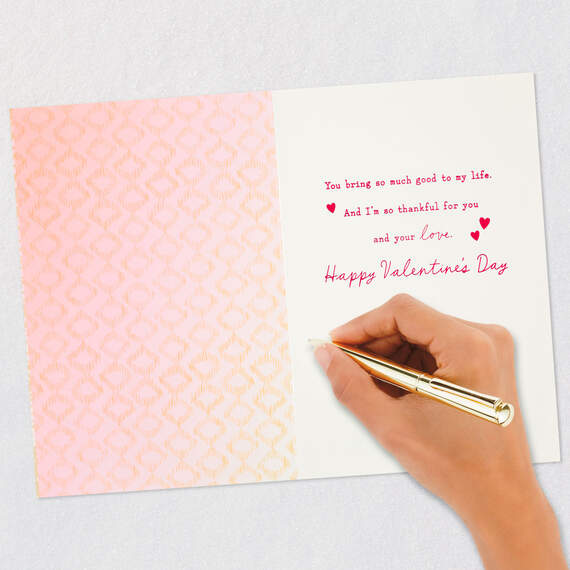 Thankful for You and Your Love Romantic Valentine's Day Card, , large image number 6