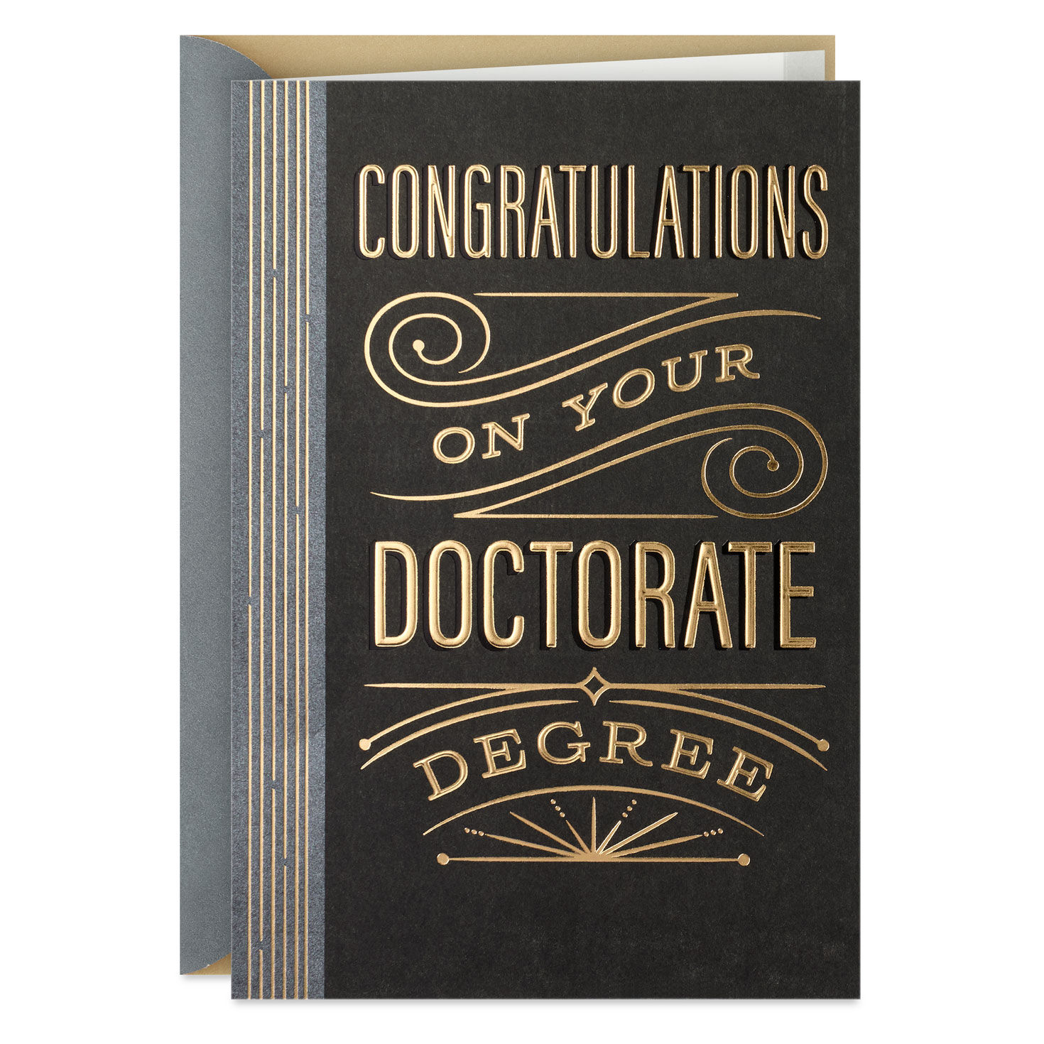 Dedication and Hard Work Graduation Card for Doctorate