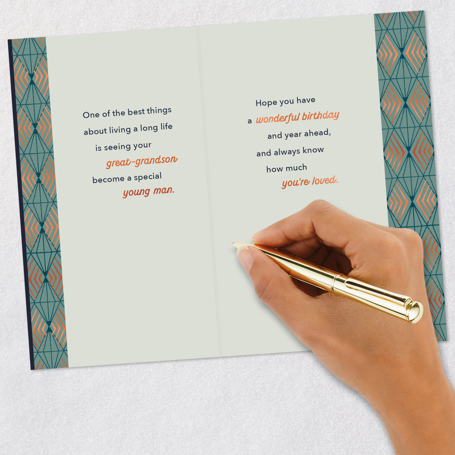 Always Know How Much You're Loved Birthday Card for Great-Grandson for only USD 2.99 | Hallmark
