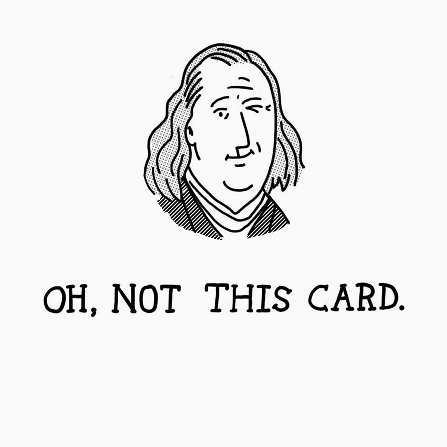 Hundred Dollar Bill Cartoon Funny Birthday Card Sentiment image number 2