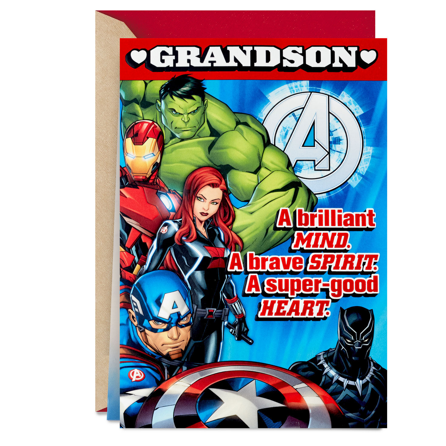 Marvel Avengers Avenger in Training Pop-Up Valentine's Day Card for Grandson for only USD 5.99 | Hallmark