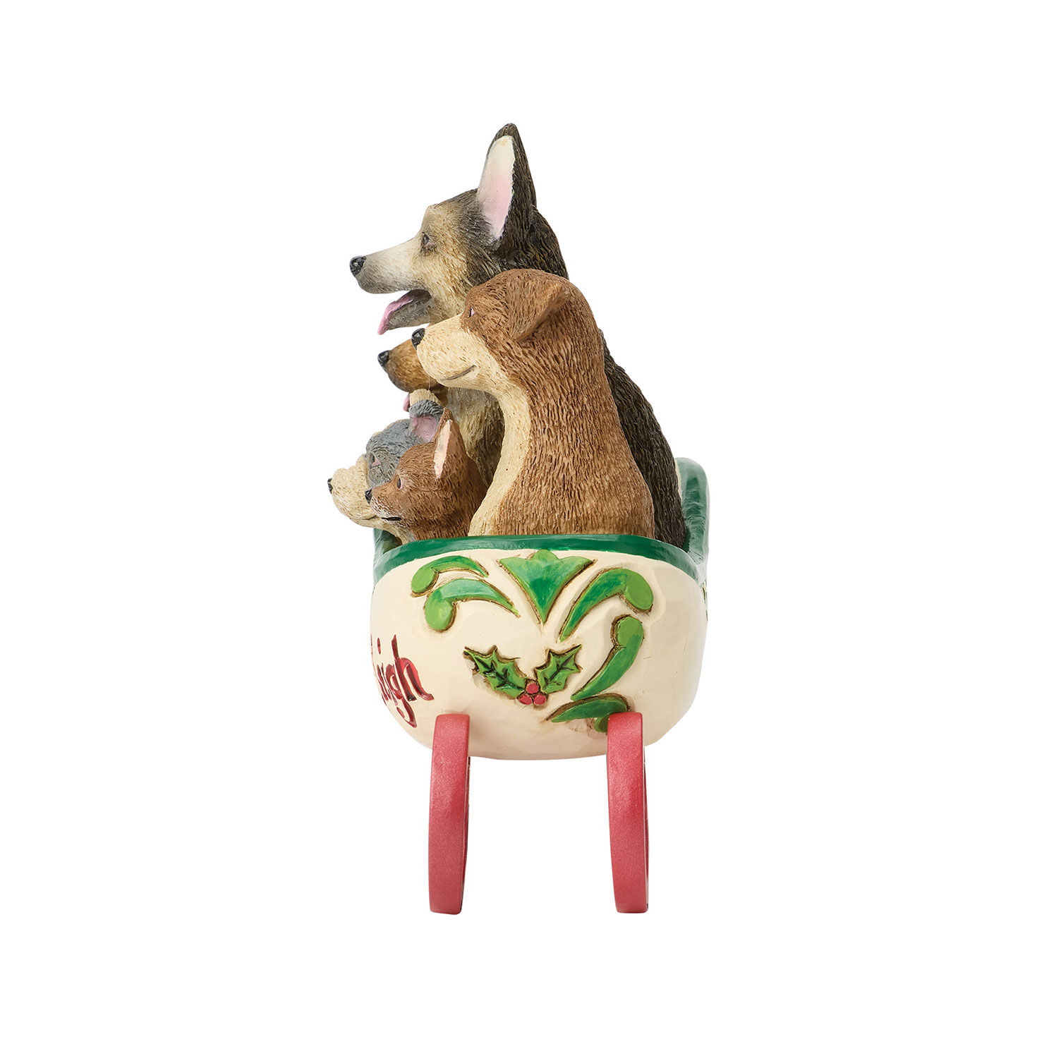 Dogs in Santa's Rescue Sleigh Jim Shore Statue side image number 4
