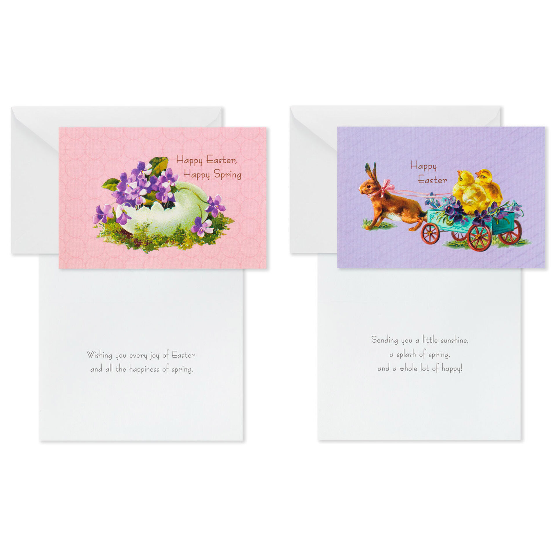 Vintage Bunnies and Chicks Boxed Easter Cards, Pack of 24 Boxed Cards Hallmark