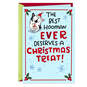 Best Hooman Ever Funny Christmas Card From Dog, , large image number 1