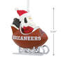 NFL Tampa Bay Buccaneers Santa Football Sled Hallmark Ornament, , large image number 3