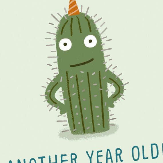 Cactus Looking Sharp Funny Birthday Card, , large image number 4