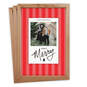 Rustic Very Merry Flat Christmas Photo Card, , large image number 1