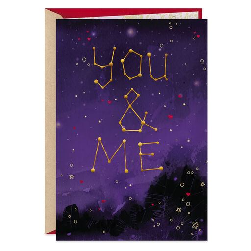 You & Me Star Constellation Sweetest Day Card, 