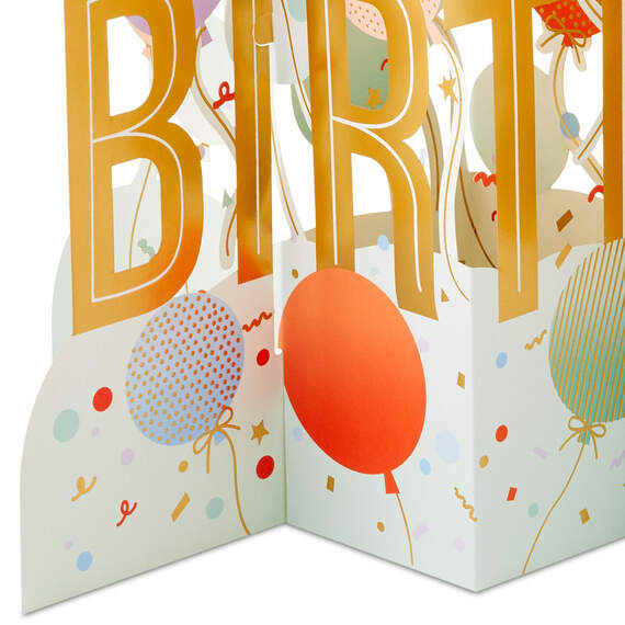 12.38" Jumbo Celebrate Big-Time 3D Pop-Up Birthday Card, , large image number 6