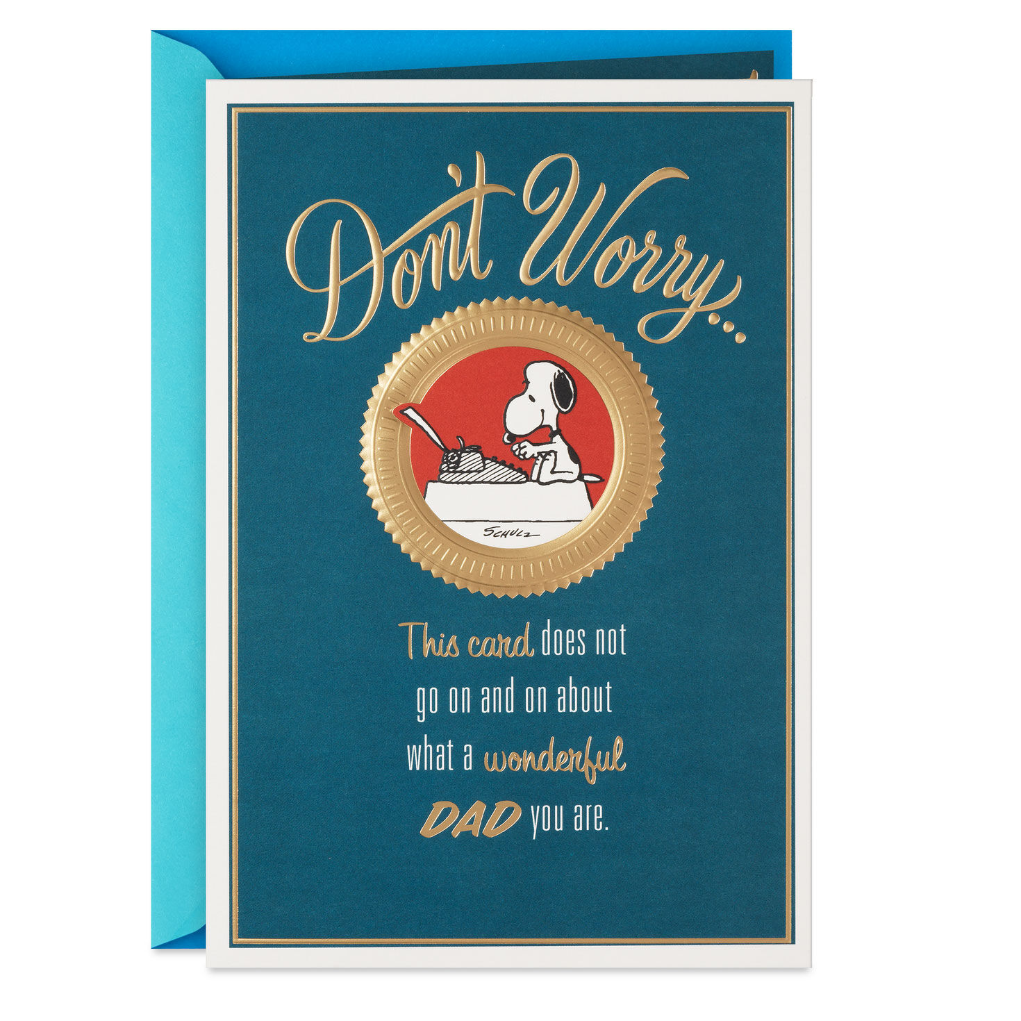 Peanuts® Snoopy Wonderful Dad Father's Day Card With Mini Card