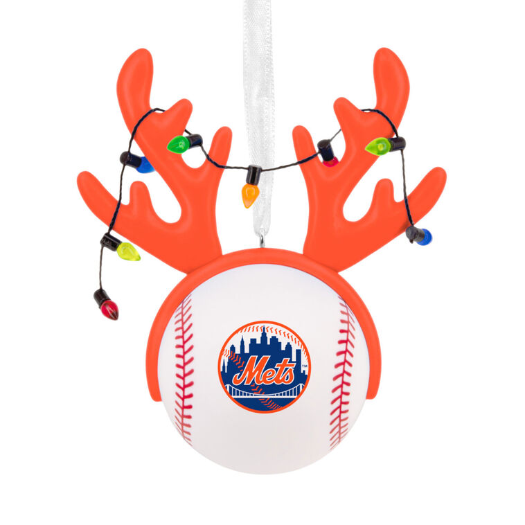 MLB New York Mets™ Reindeer Baseball Hallmark Ornament