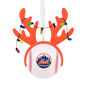 Mets Reindeer Baseball Christmas Ornament Front image number 1