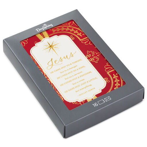 Jesus Gave Everything Religious Boxed Christmas Cards, Pack of 16, 