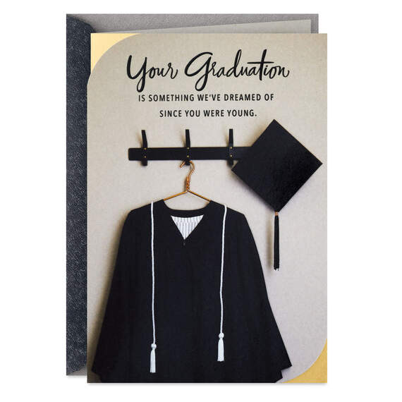 We've Dreamt of This Day Since You Were Young Graduation Card, , large image number 1