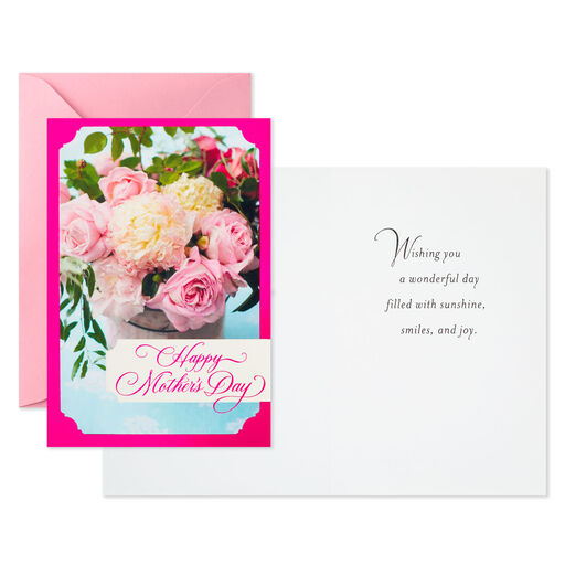 Flower Photos Assorted Mother's Day Cards, Pack of 6, 