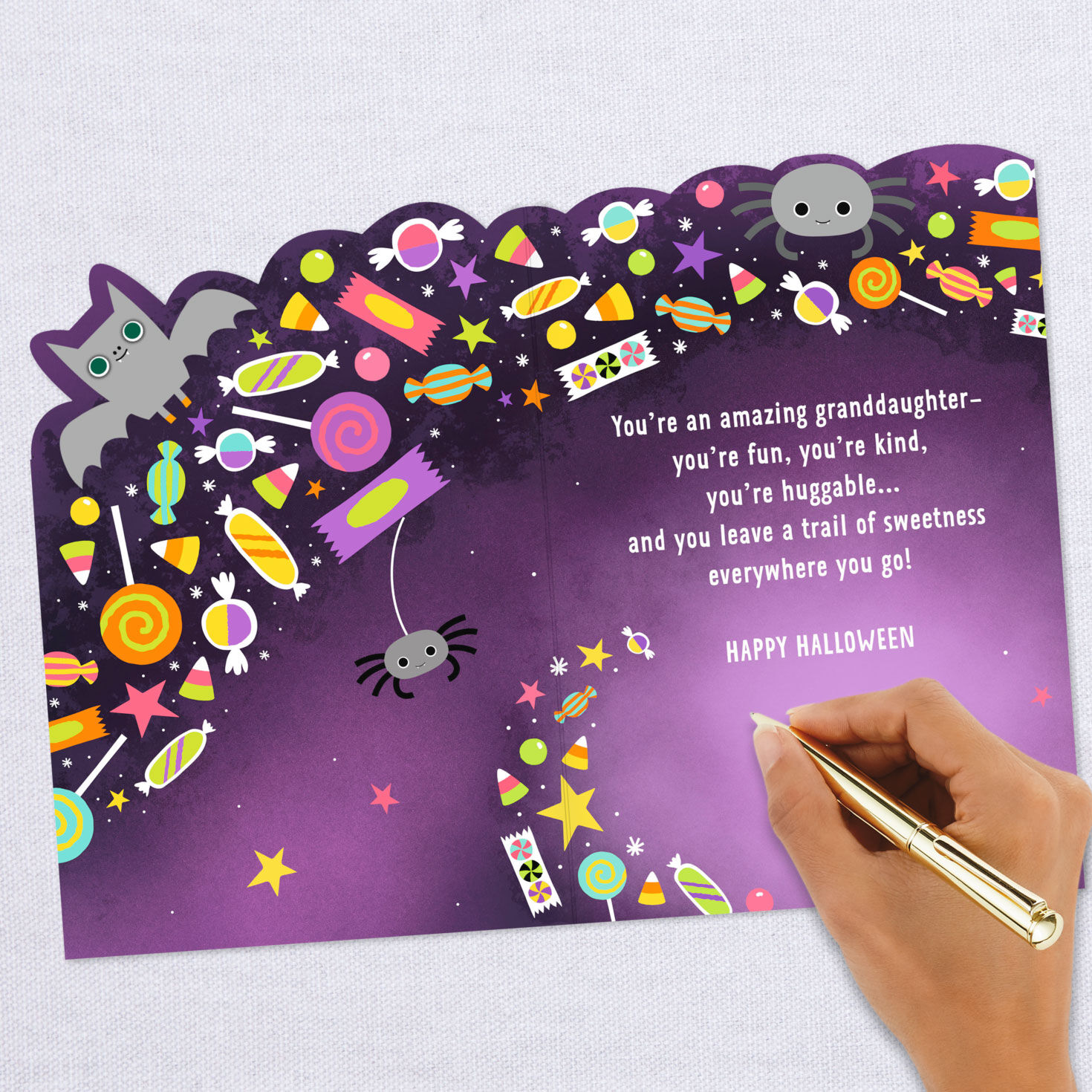 Sweet and Huggable Halloween Card for Granddaughter for only USD 2.00 | Hallmark