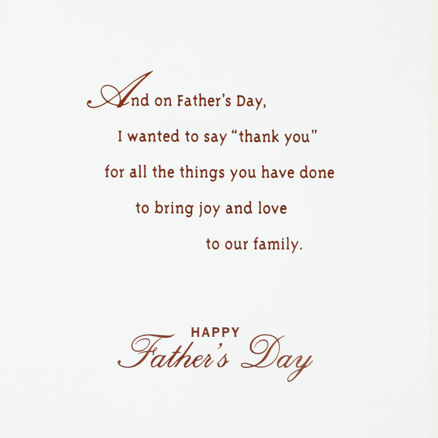 Elegant Neutrals Father's Day Card for Husband  image number 3