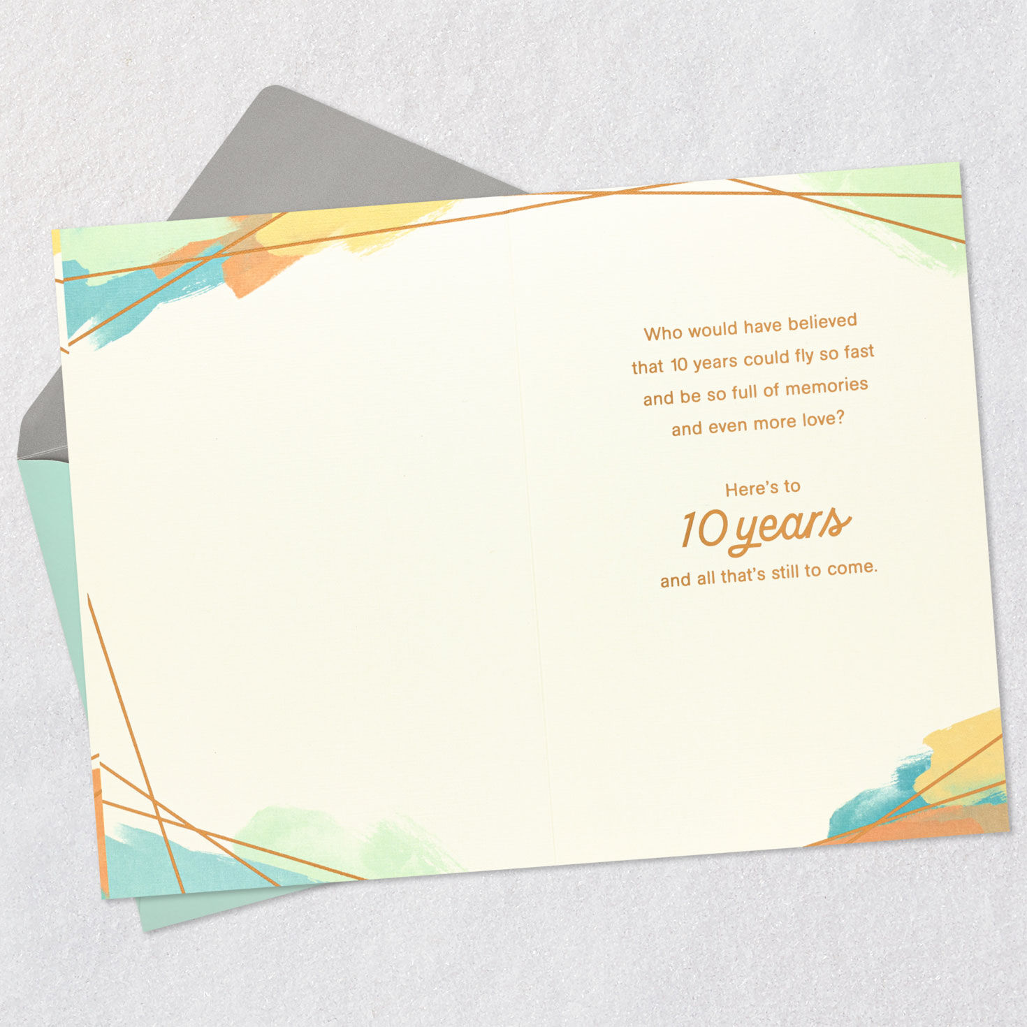 Here's to All That's Still to Come 10th Anniversary Card for only USD 5.59 | Hallmark