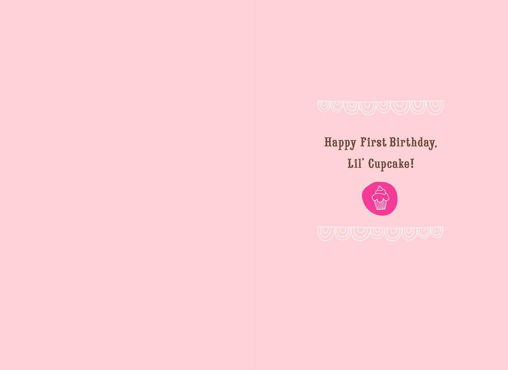 Pure Sweetness First Birthday Card