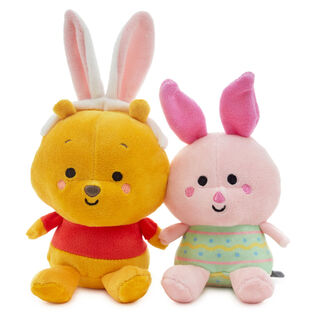 Better Together Disney Winnie the Pooh and Piglet Easter Magnetic Plush Pair, 5.5"
