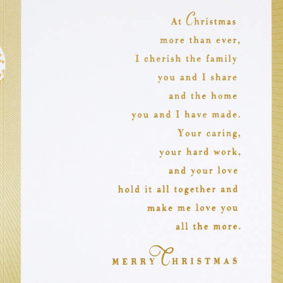 You Make Our Family Wonderful Christmas Card for Husband, , large image number 2