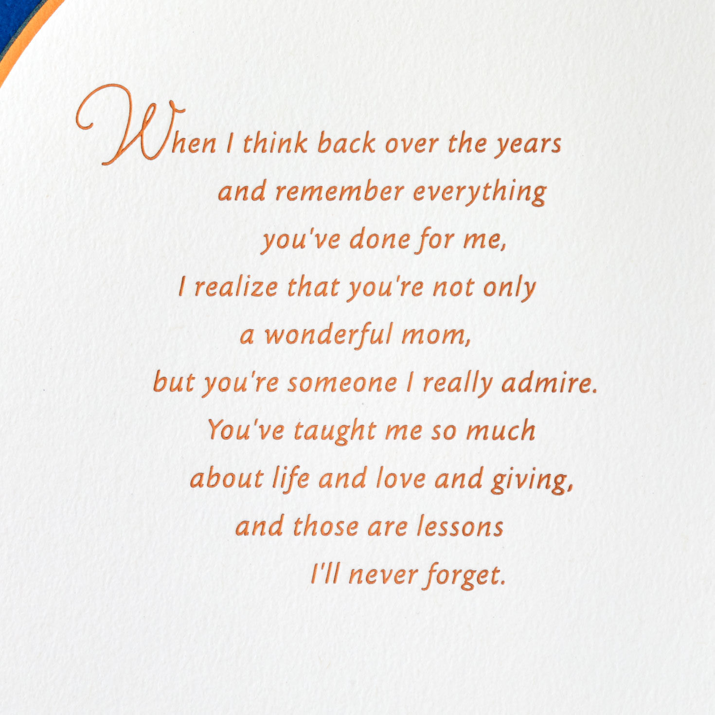 Butterfly and Flowers Mother's Day Card From Daughter sentiment image number 2