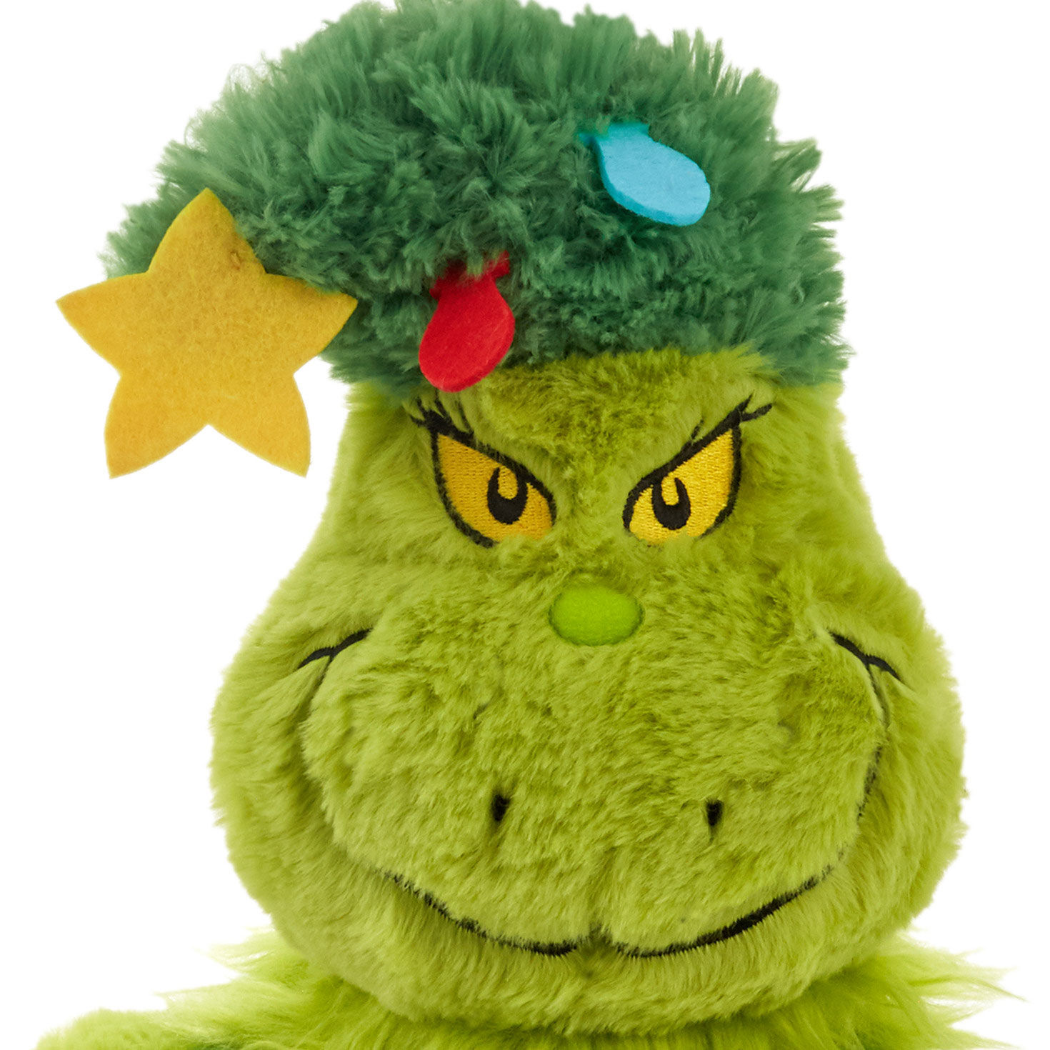 Dr. Seuss s How the Grinch Stole Christmas Grinch Plush With Sound and Motion 12.5 Interactive Stuffed Animals Hallmark