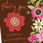 Bright Flowers Bless You Religious Thank-You Card, , large image number 4