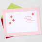 Patchwork Quilt Holiday Tree Mom Christmas Card Open card with envelope image number 3