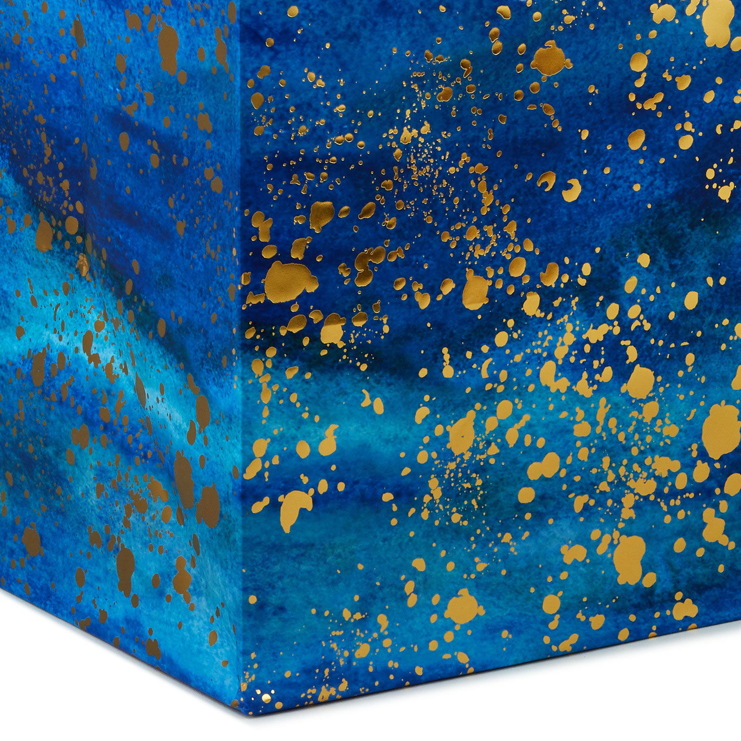 15" Gold Splatter on Navy Blue Extra-Deep Gift Bag for only USD 5.99 | Hallmark