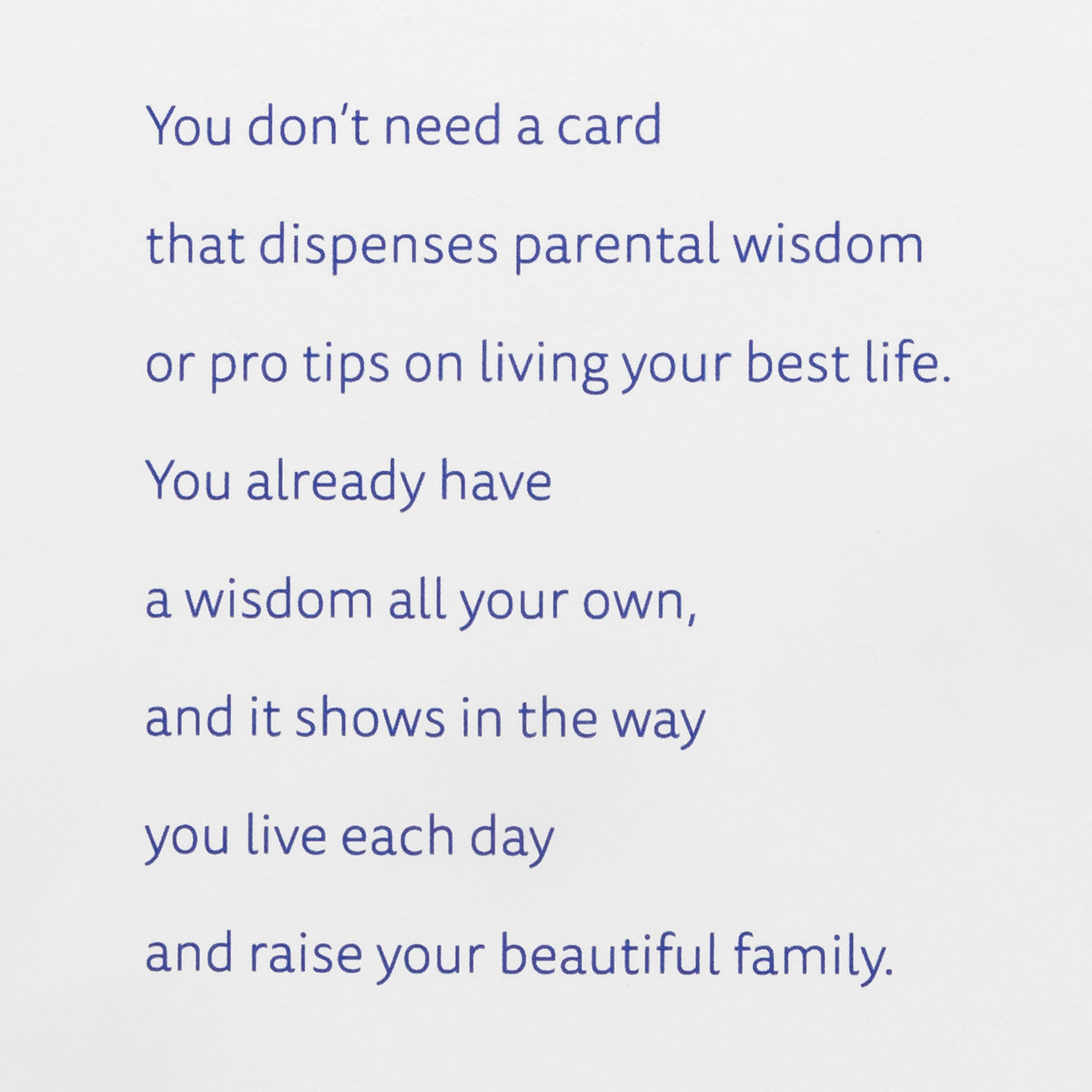 Blue and Orange Modern Mother's Day Card for Daughter Sentiment image number 2