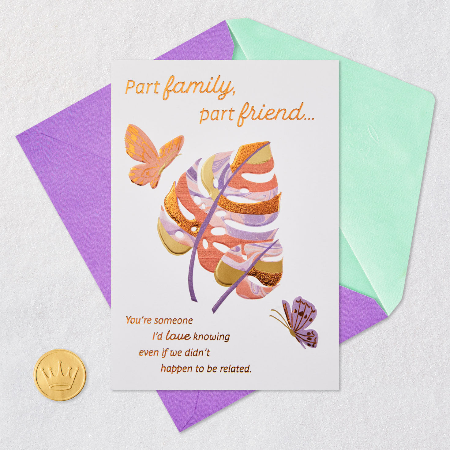 Part Family, Part Friend Birthday Card for Relative, , large image number 5