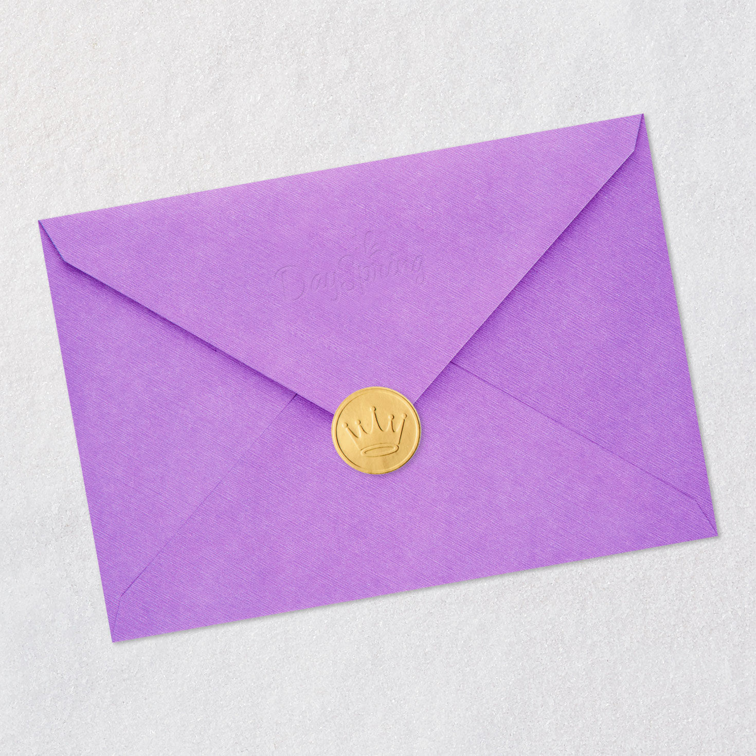 Purple Hydrangea Flowers Mom Mother's Day Card Envelope Back with Seal image number 8