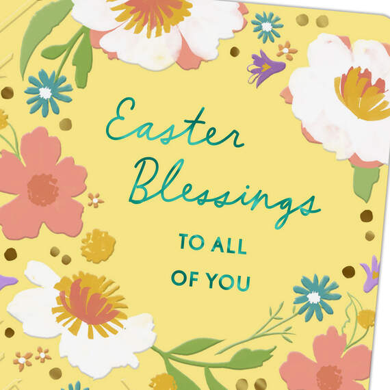 Blessings to All of You Floral Easter Card, , large image number 4