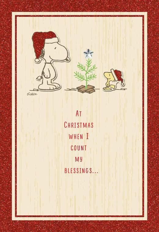 Peanuts® Very Special Christmas Card for Friend, , large image number 1